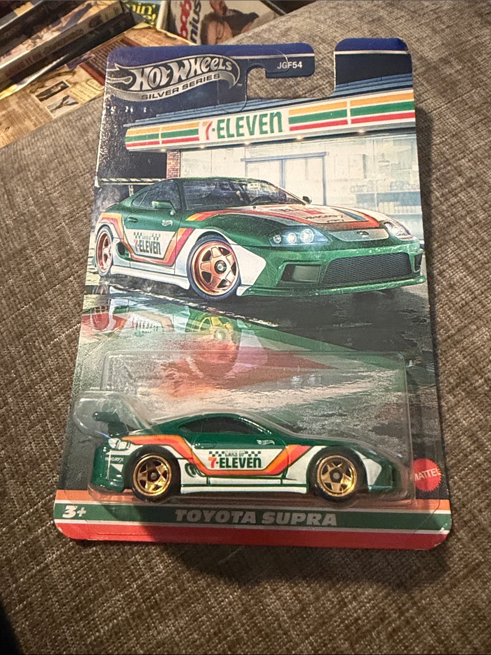 Hot Wheels Silver Series 7-Eleven Toyota Supra JGF54